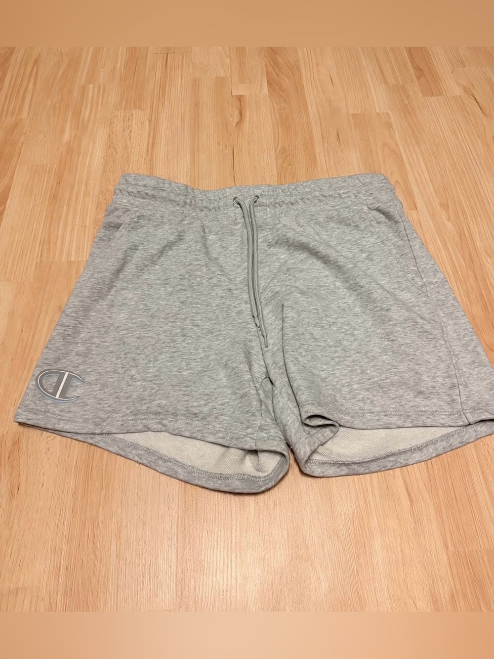 Champion Women's Gray Fleece Lounge Shorts Size L